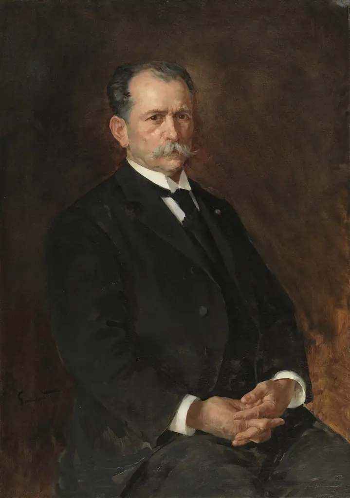 Enrique Simonet y Baca, the artist’s father, by Enrique Simonet, oil, 1897