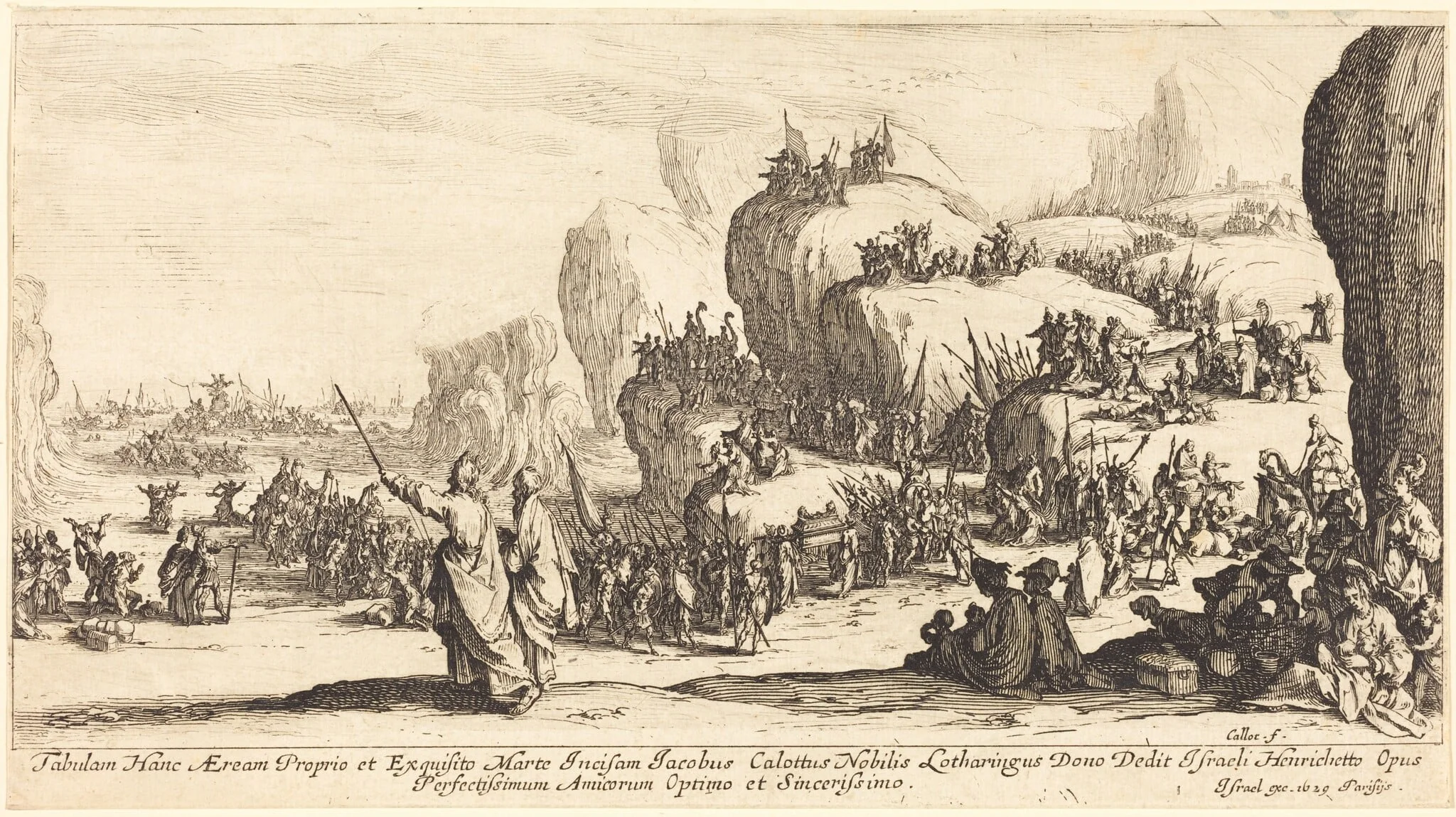The Crossing of the Red Sea, detail