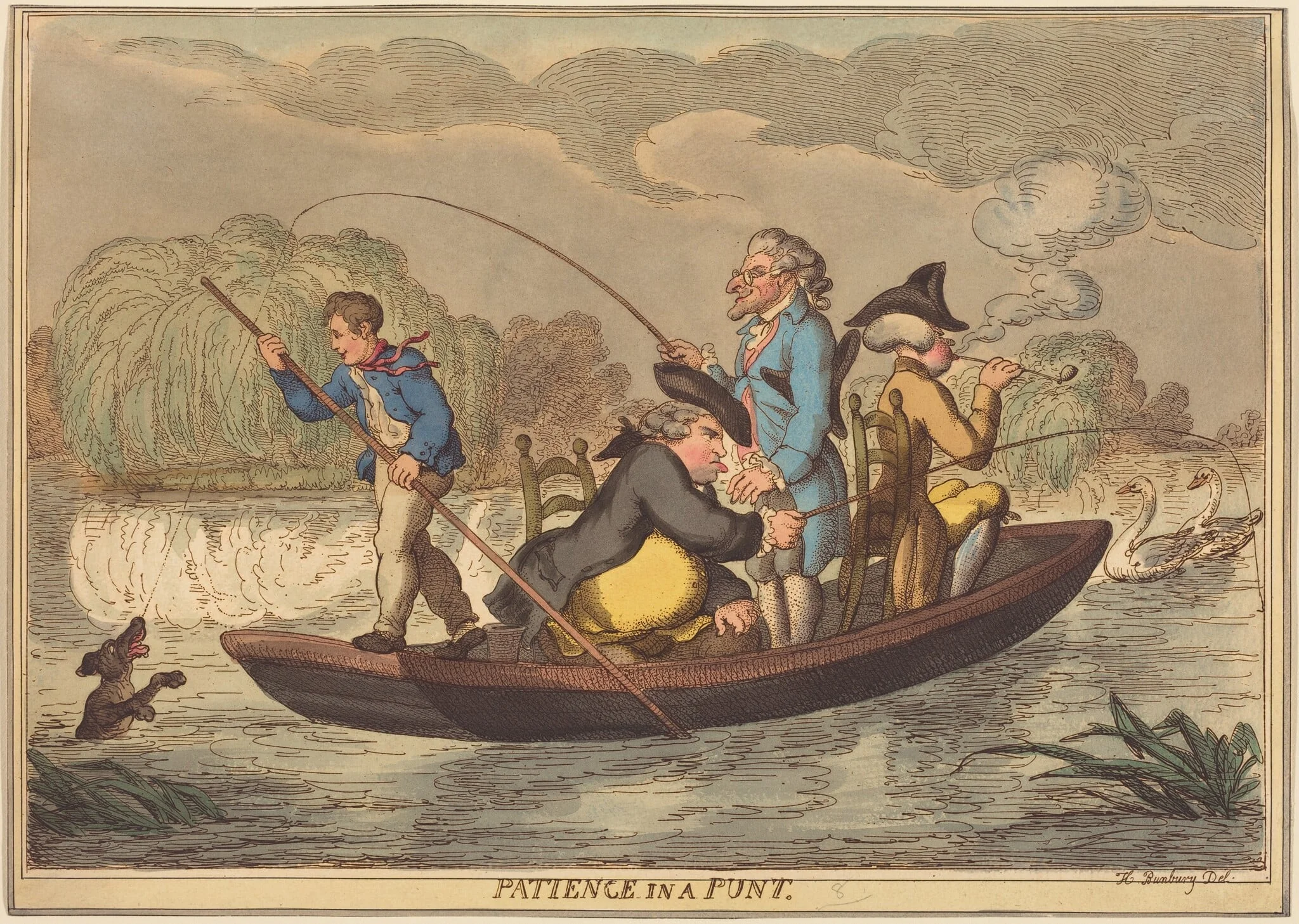 Patience in a Punt, detail