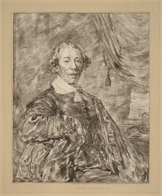 Portrait of a Seated Man, by Cornelis Ploos van Amstel, chalk, 1771