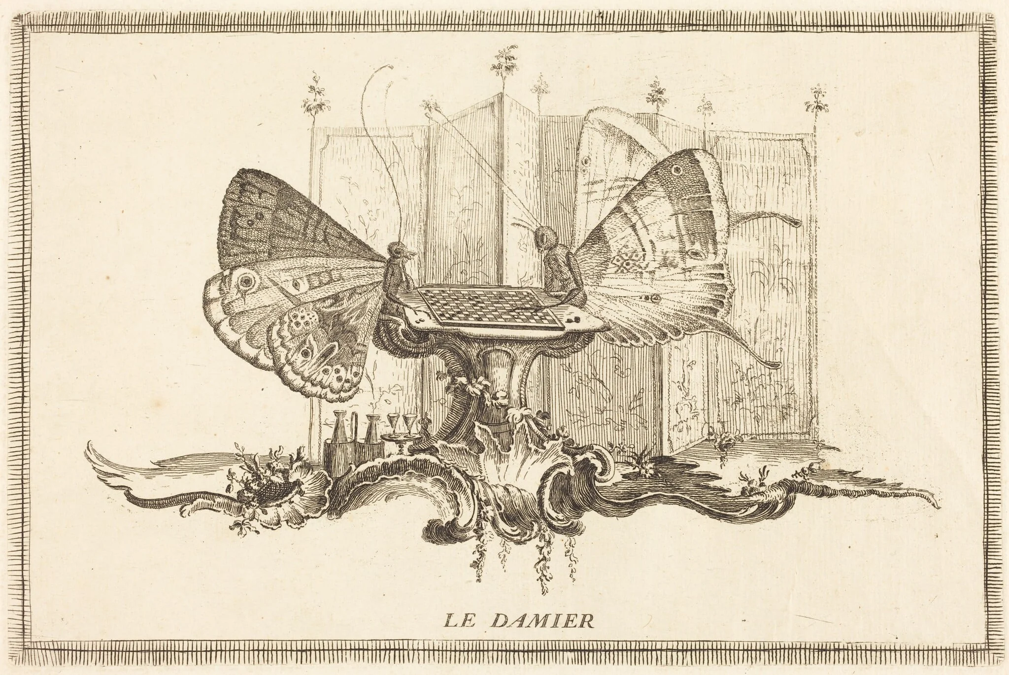 Le Damier (The Checkerboard), detail