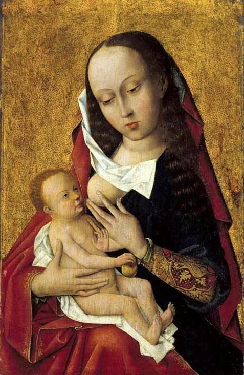 A Virgem do Leite, detail