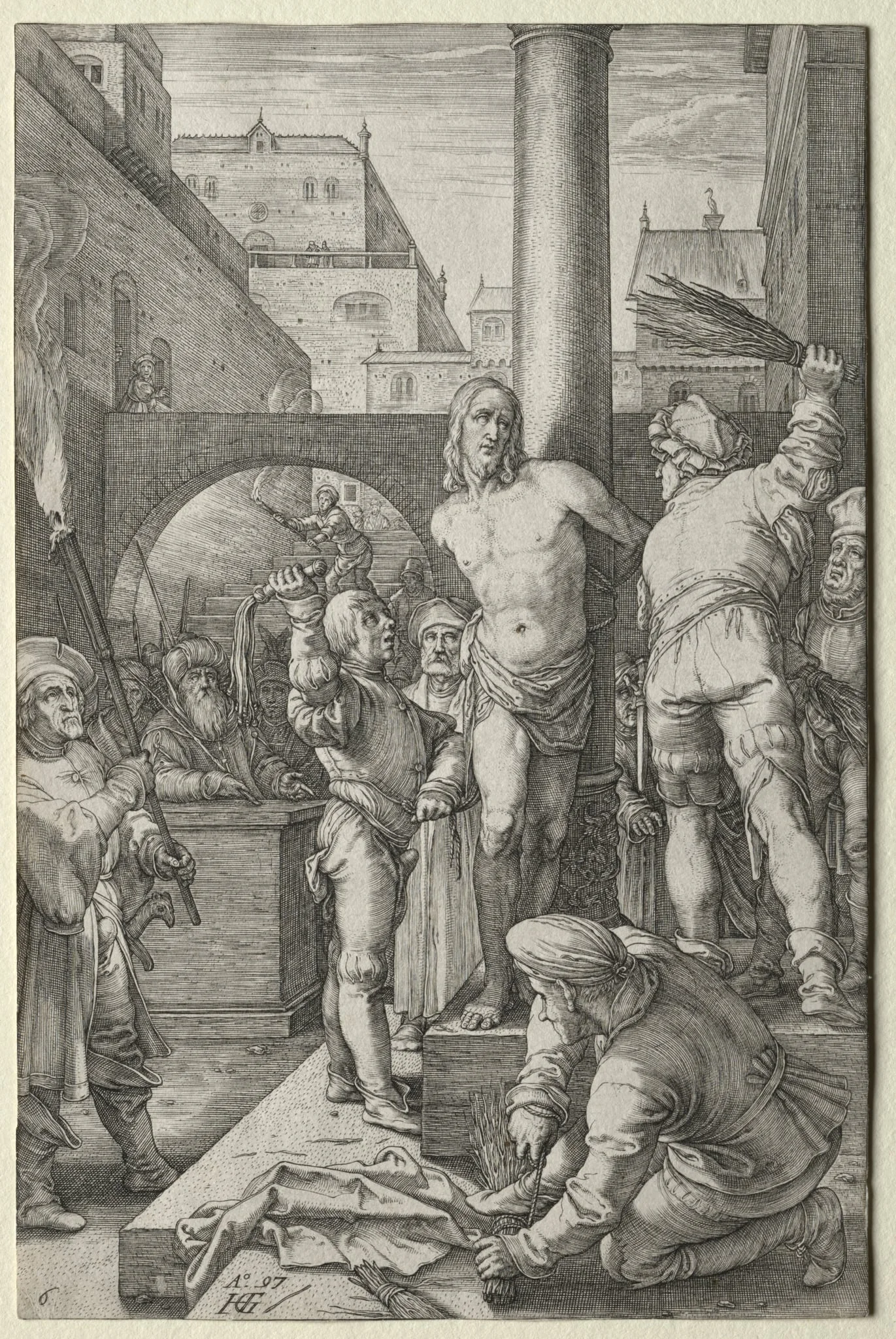 The Passion: The Flagellation, detail