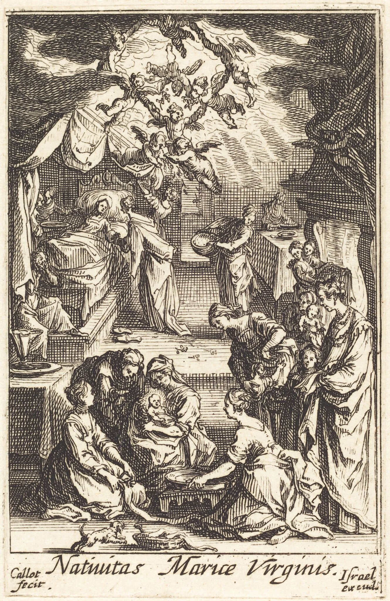 The Birth of the Virgin, detail