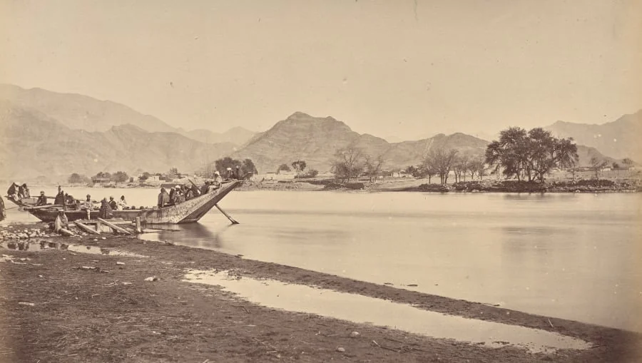 Lalpura from the Ferry, detail