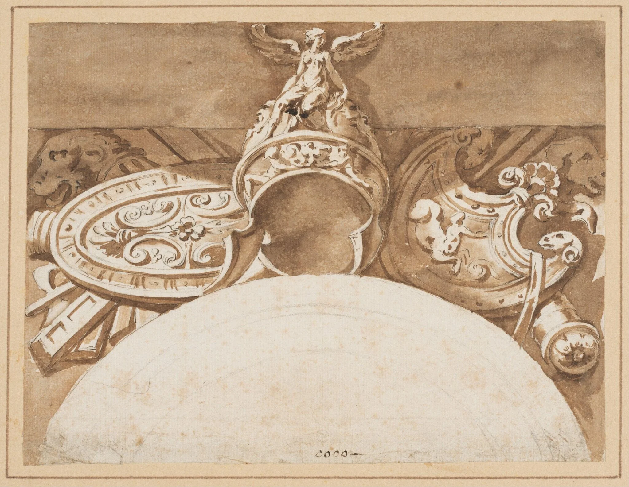 Trophy of arms, detail