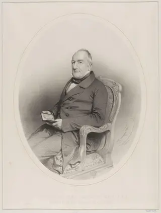 William Richard Hamilton (1777-1859), by Charles Baugniet, 1850