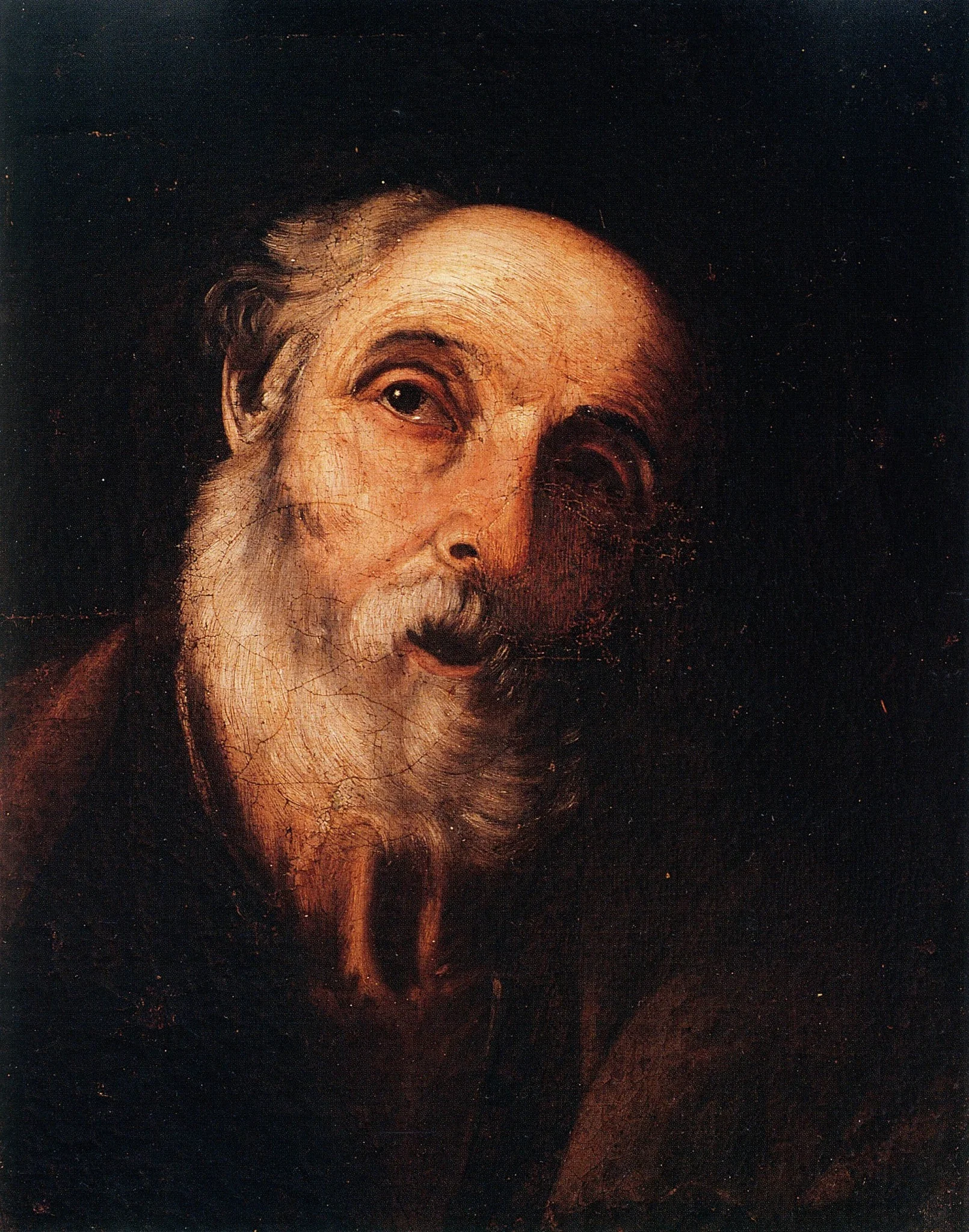 Head of Saint Peter, detail