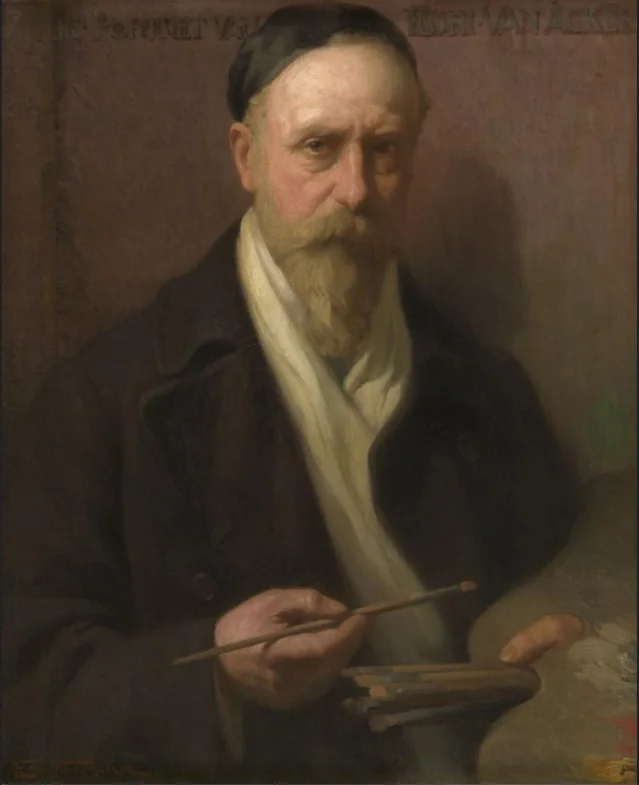 Zelfportret, detail