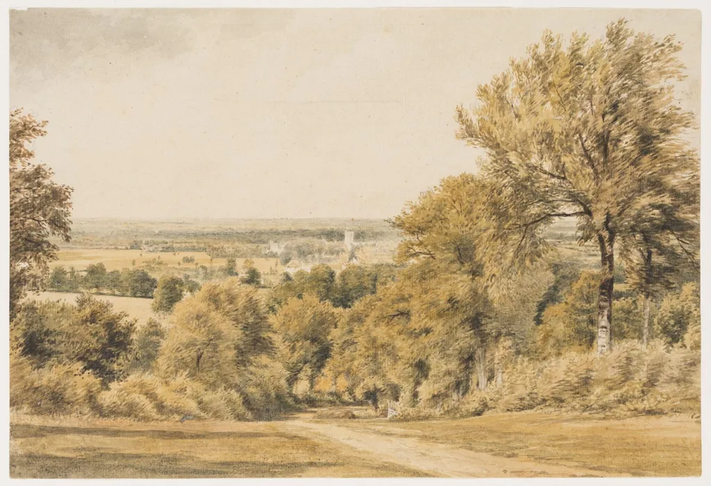 Edgware, by William Henry Hunt, watercolor, 1820