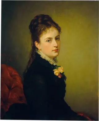 Roxana Atwater Wentworth, by George Peter Alexander Healy, oil, 1876