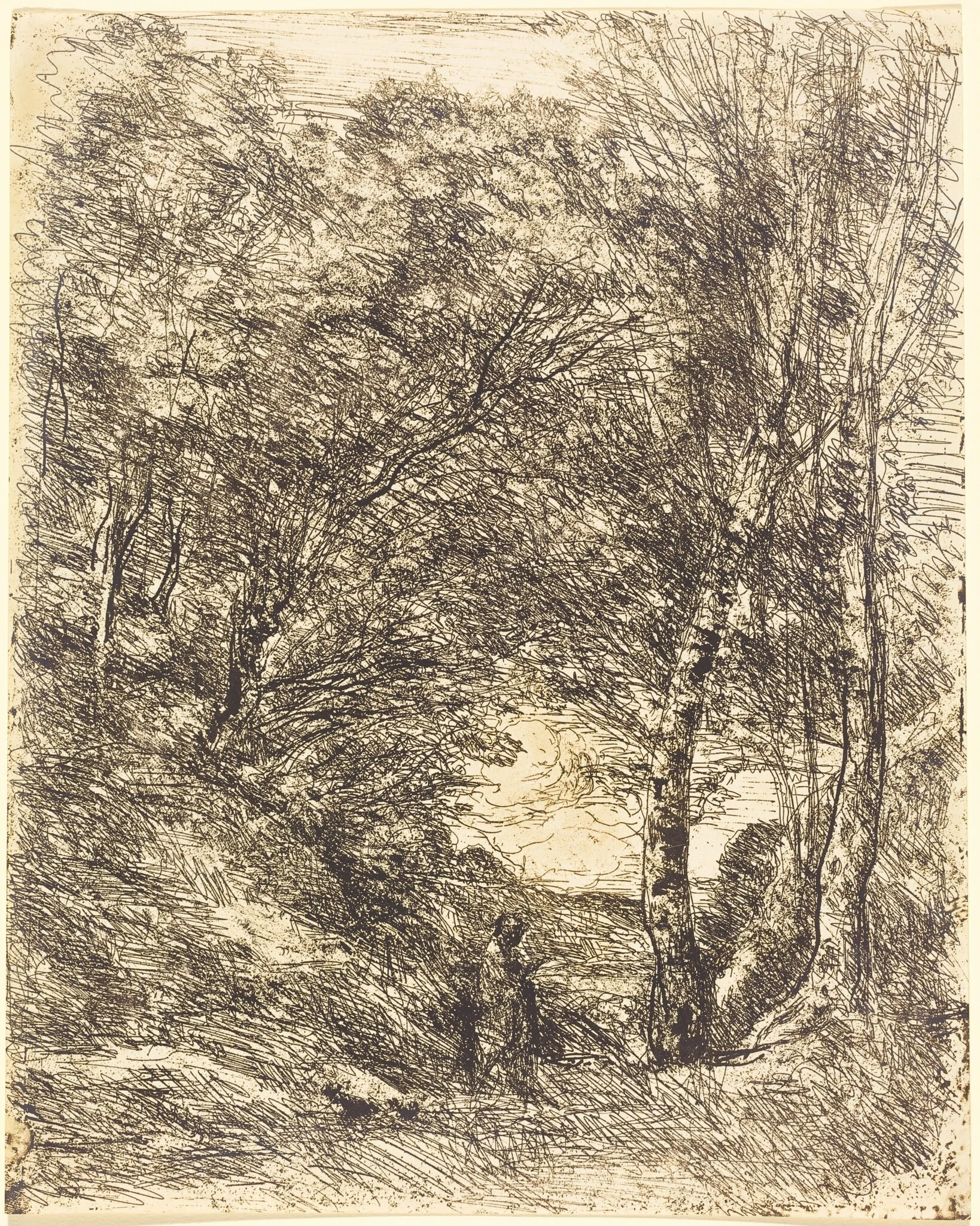 The Gardens of Horace (Les Jardins d'Horace), detail