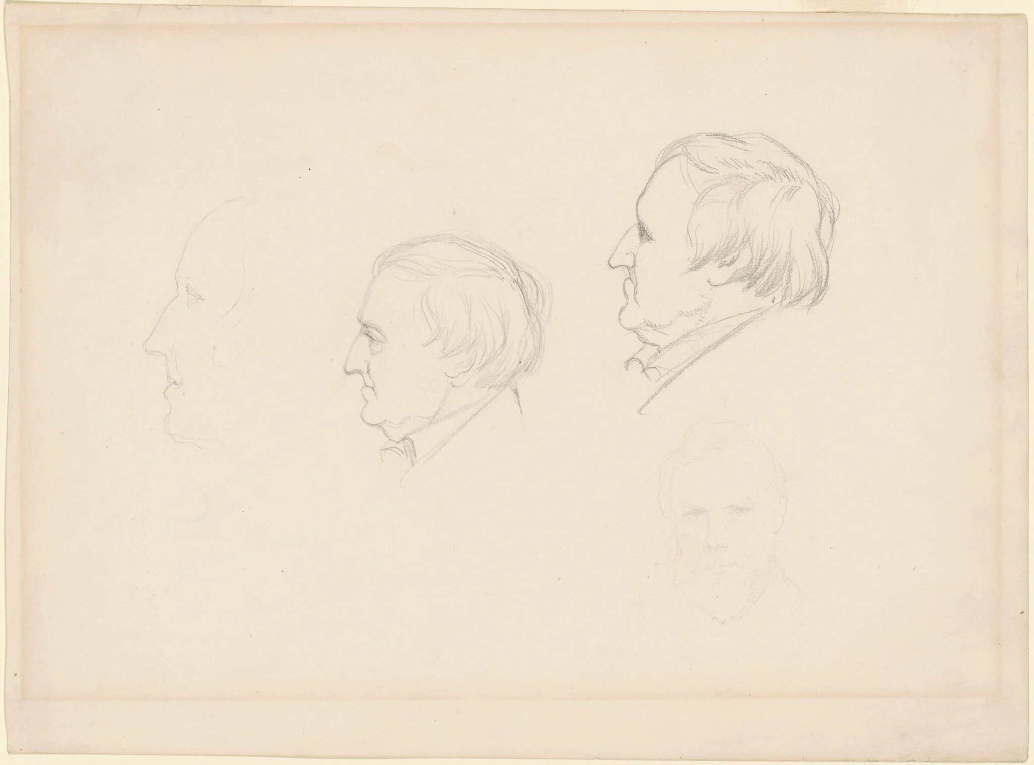 Studies of Men, detail
