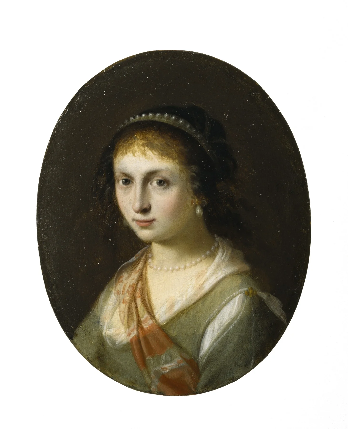 Portrait of Susanna van Collen, detail