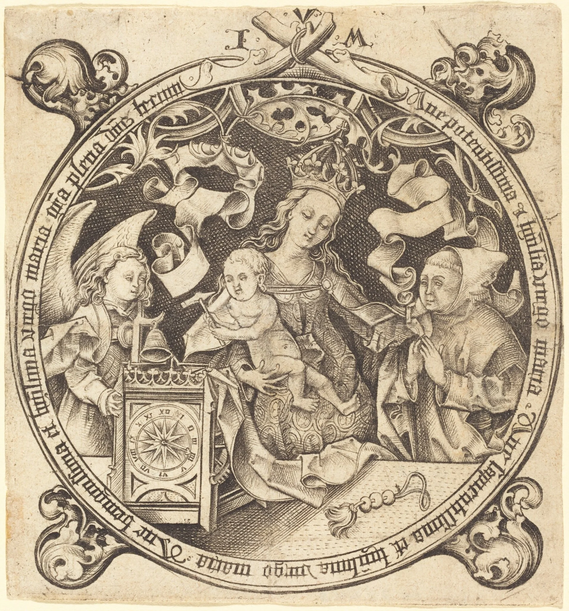 The Madonna with the Clock, detail