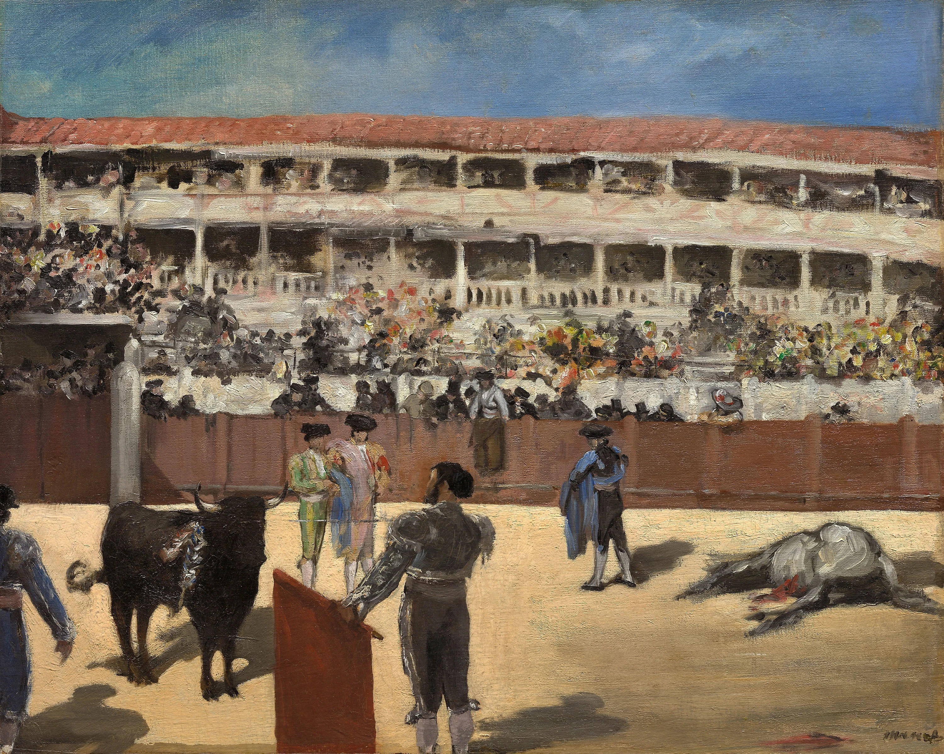 The Bullfight, detail