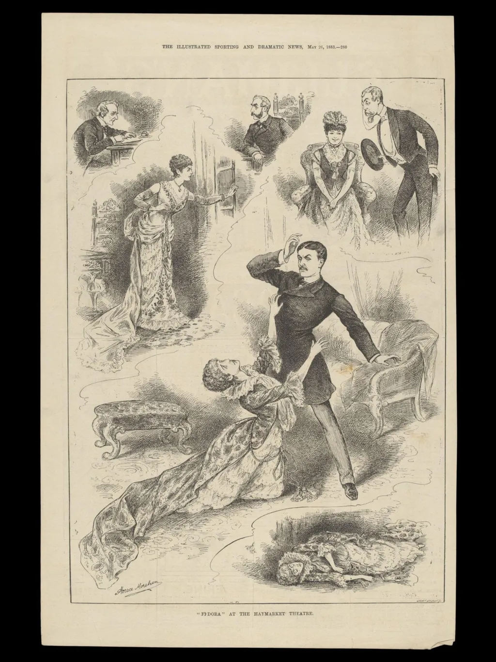 H Beard Print Collection, by The Illustrated Sporting and Dramatic News, 26