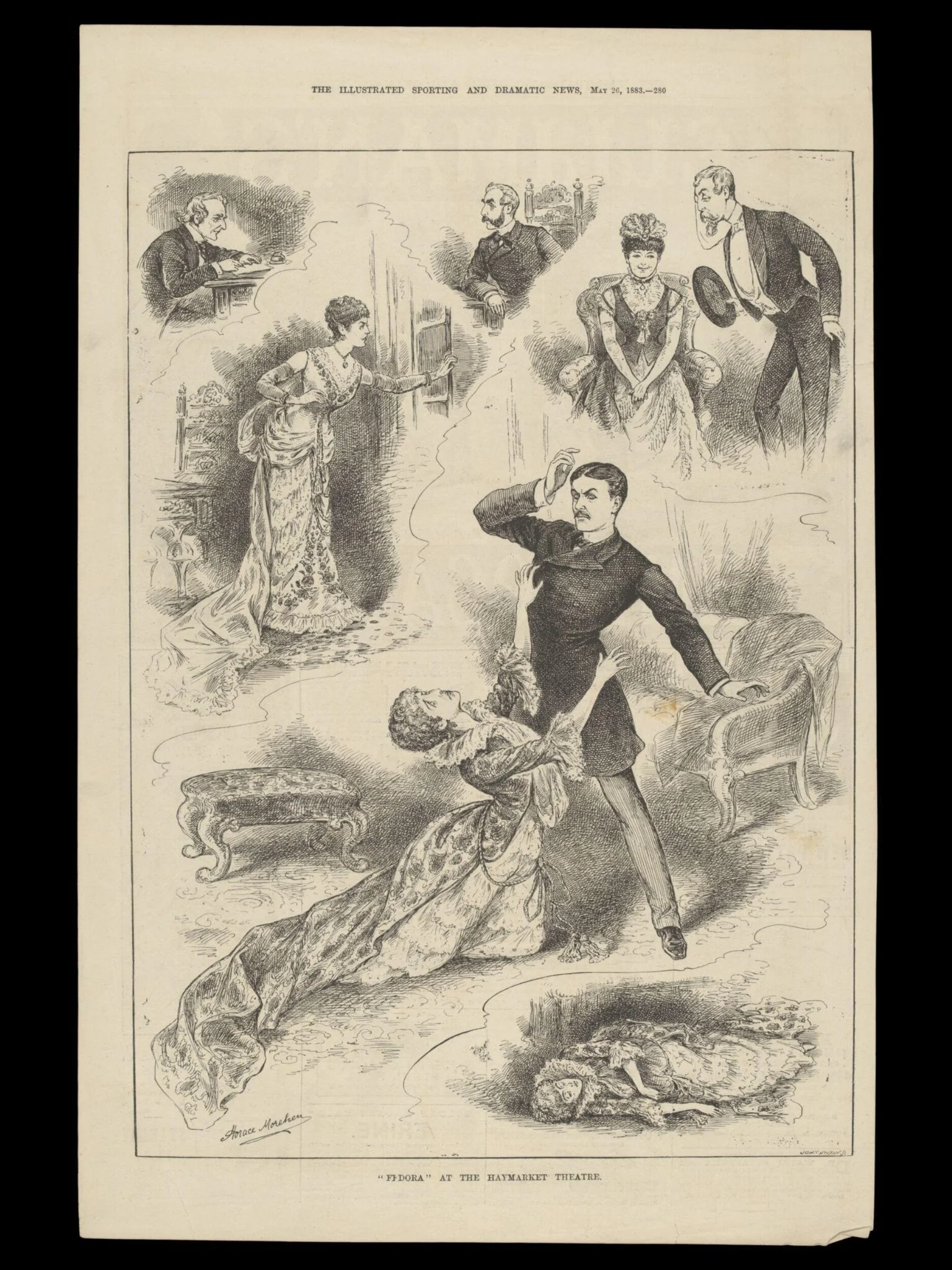H Beard Print Collection, detail