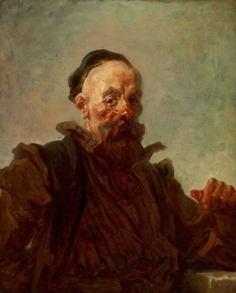 Portrait of a Man in Spanish Costume, by Jean Honoré Fragonard, oil, 1769
