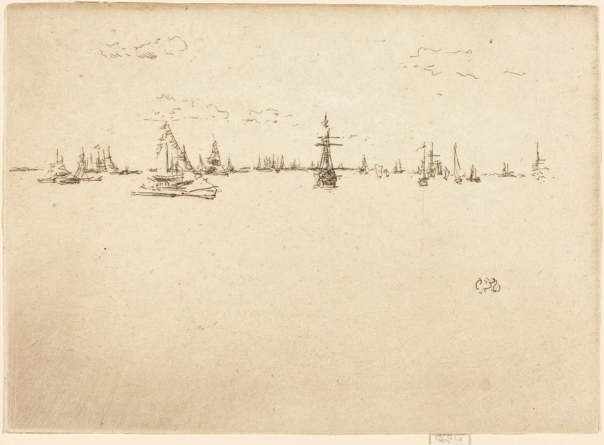 The Turret-Ship, detail
