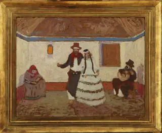 Baile en el rancho, by Pedro Figari, unspecified, 1500