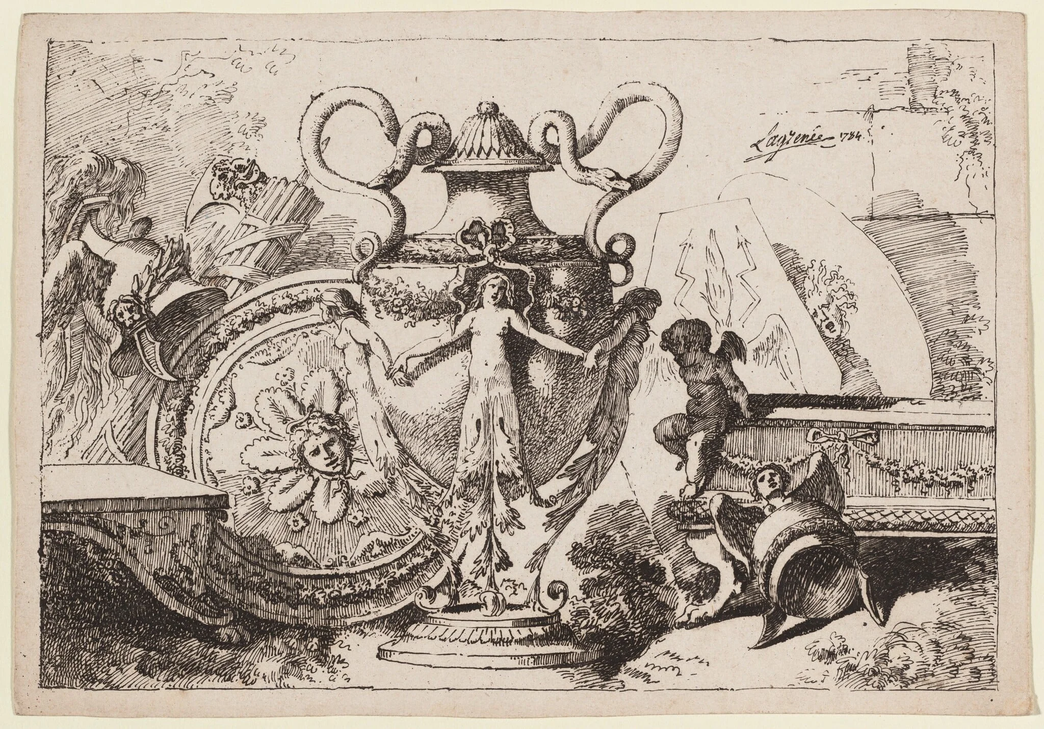 Composition with Antiquities, detail