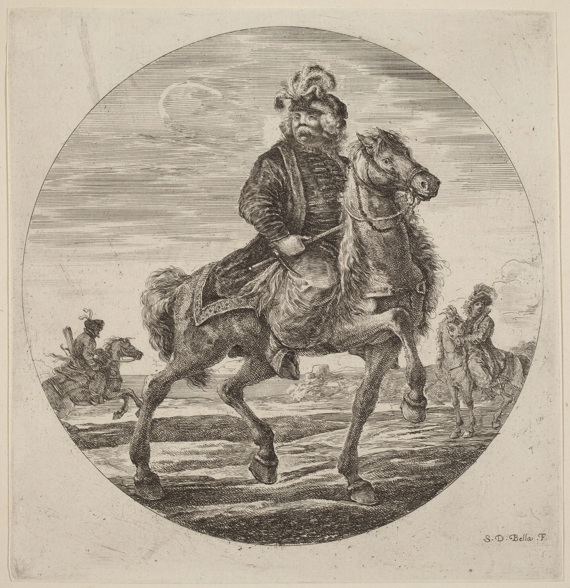 Hungarian Cavalier, detail