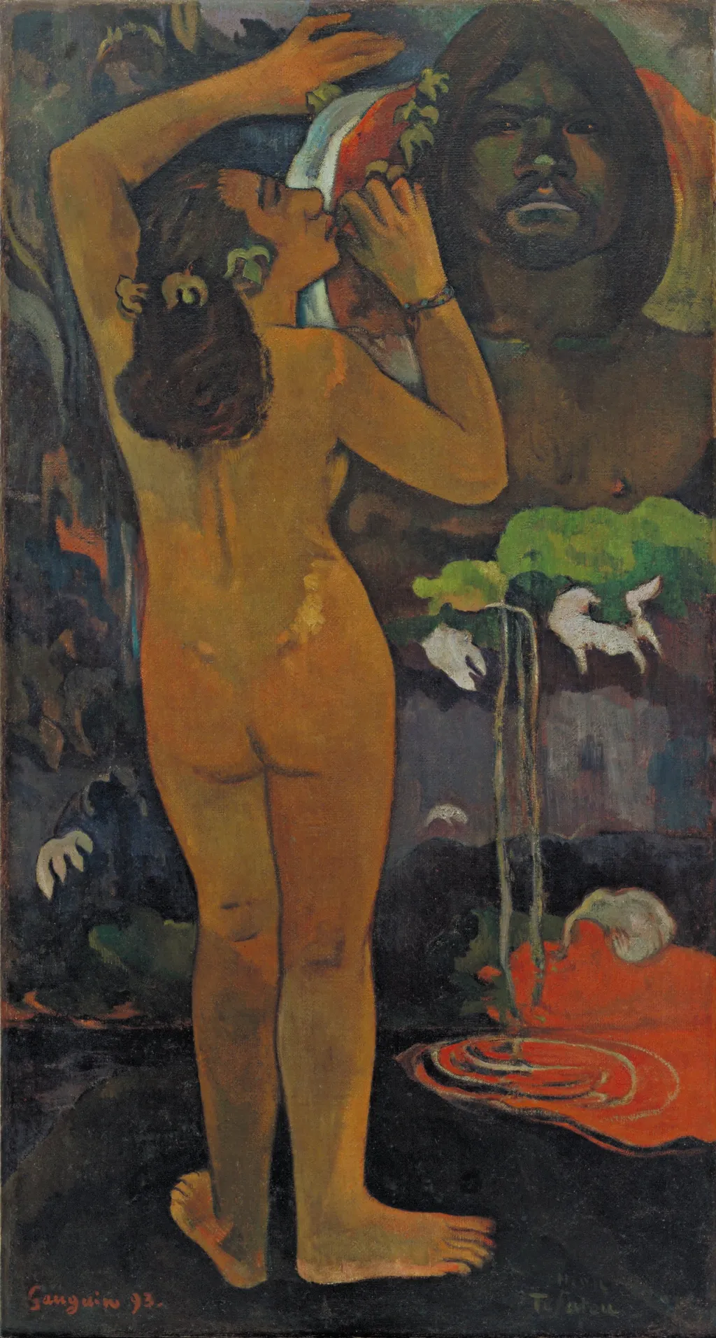 The Moon and the Earth, by Paul Gauguin, oil, 1897