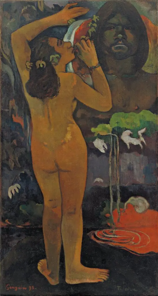 The Moon and the Earth, by Paul Gauguin, oil, 1897