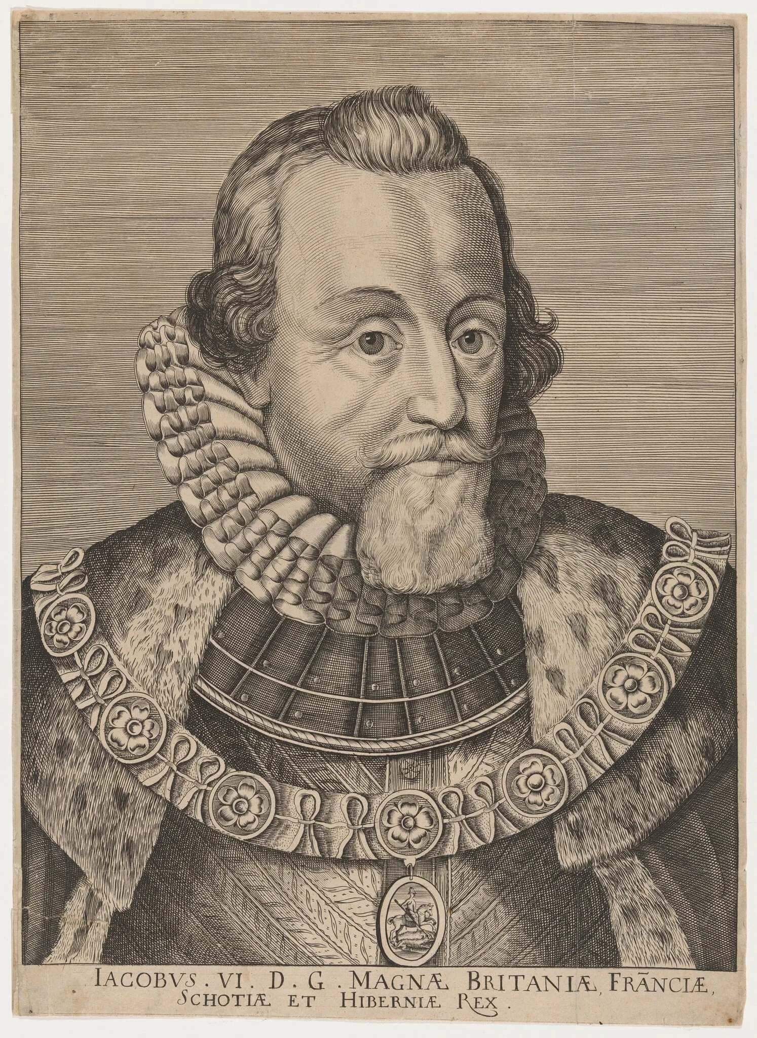 James I, detail