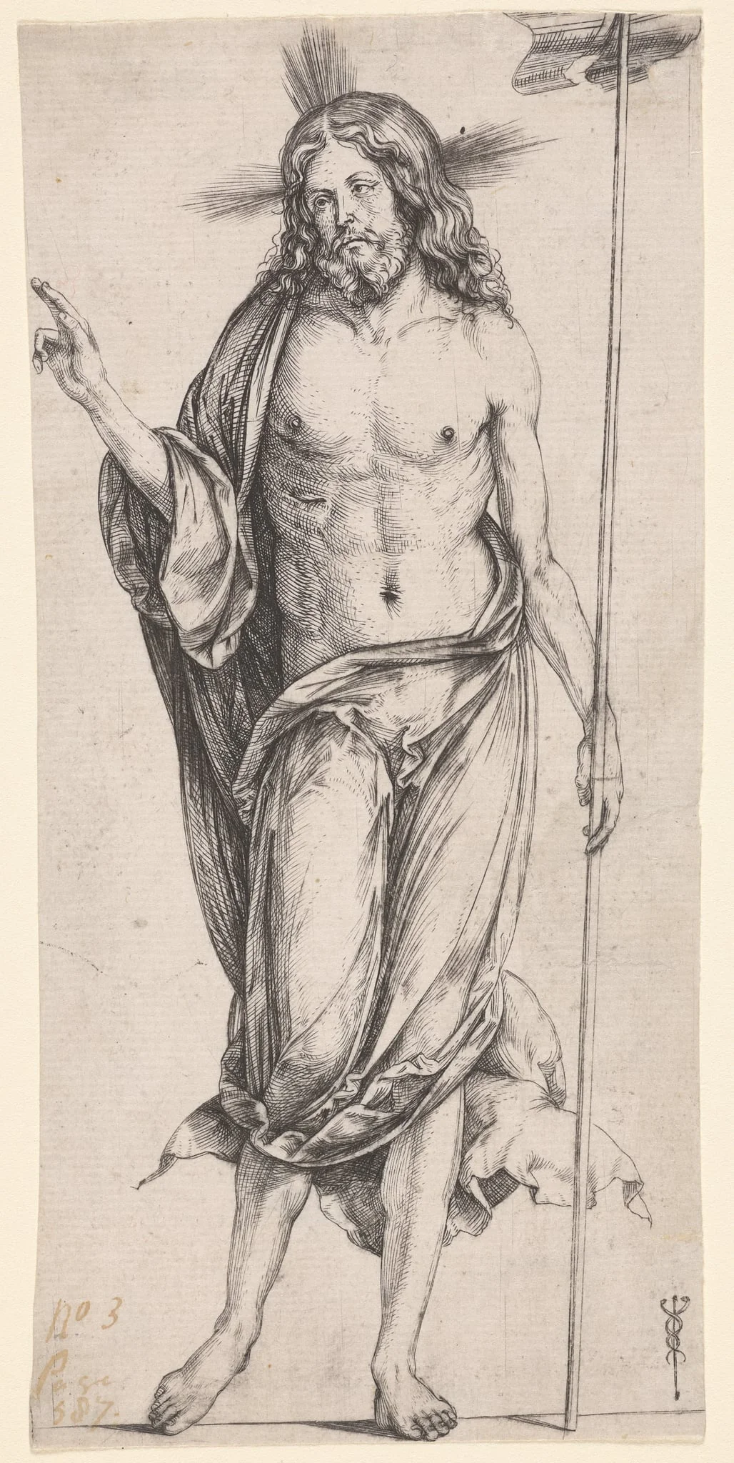 The Risen Christ, detail