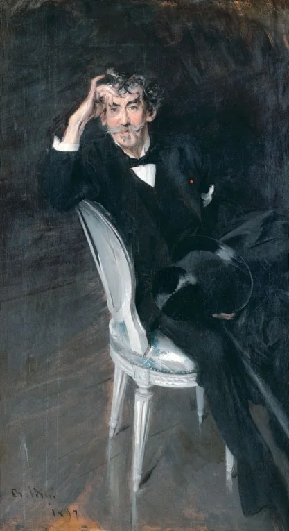 Portrait of James McNeill Whistler, detail