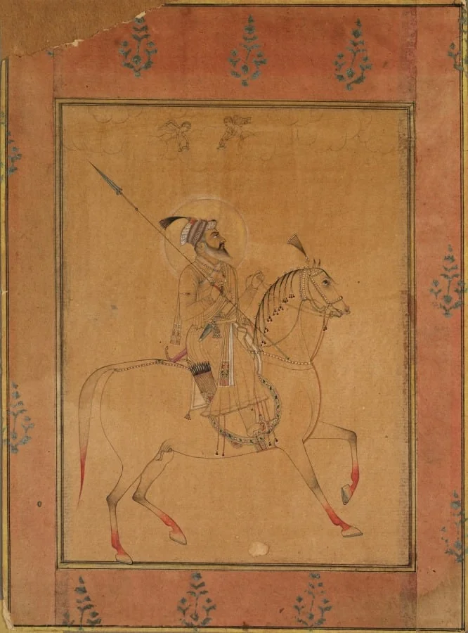 Emperor Shah Jahan, detail