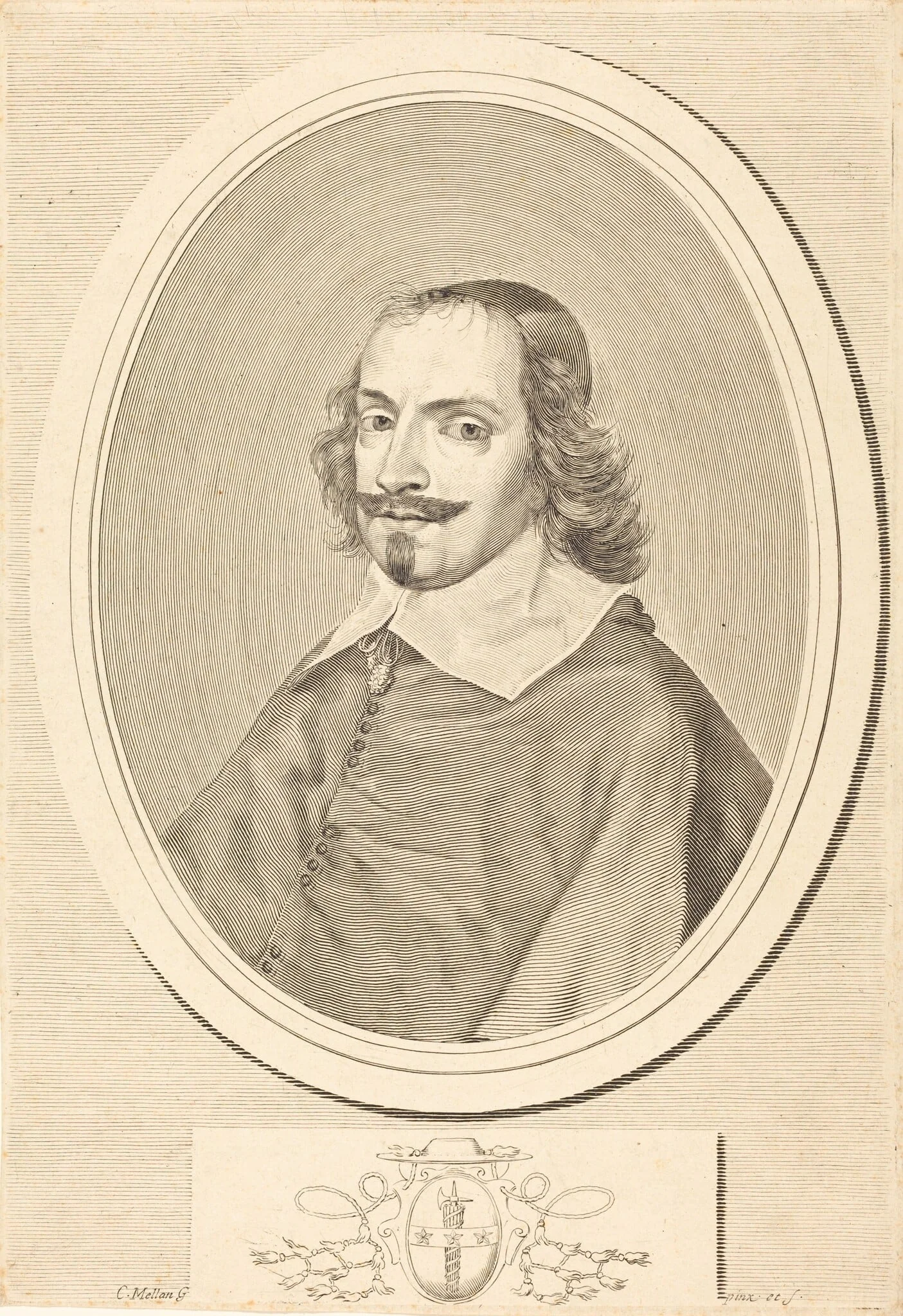 Cardinal Jules Mazarin, detail