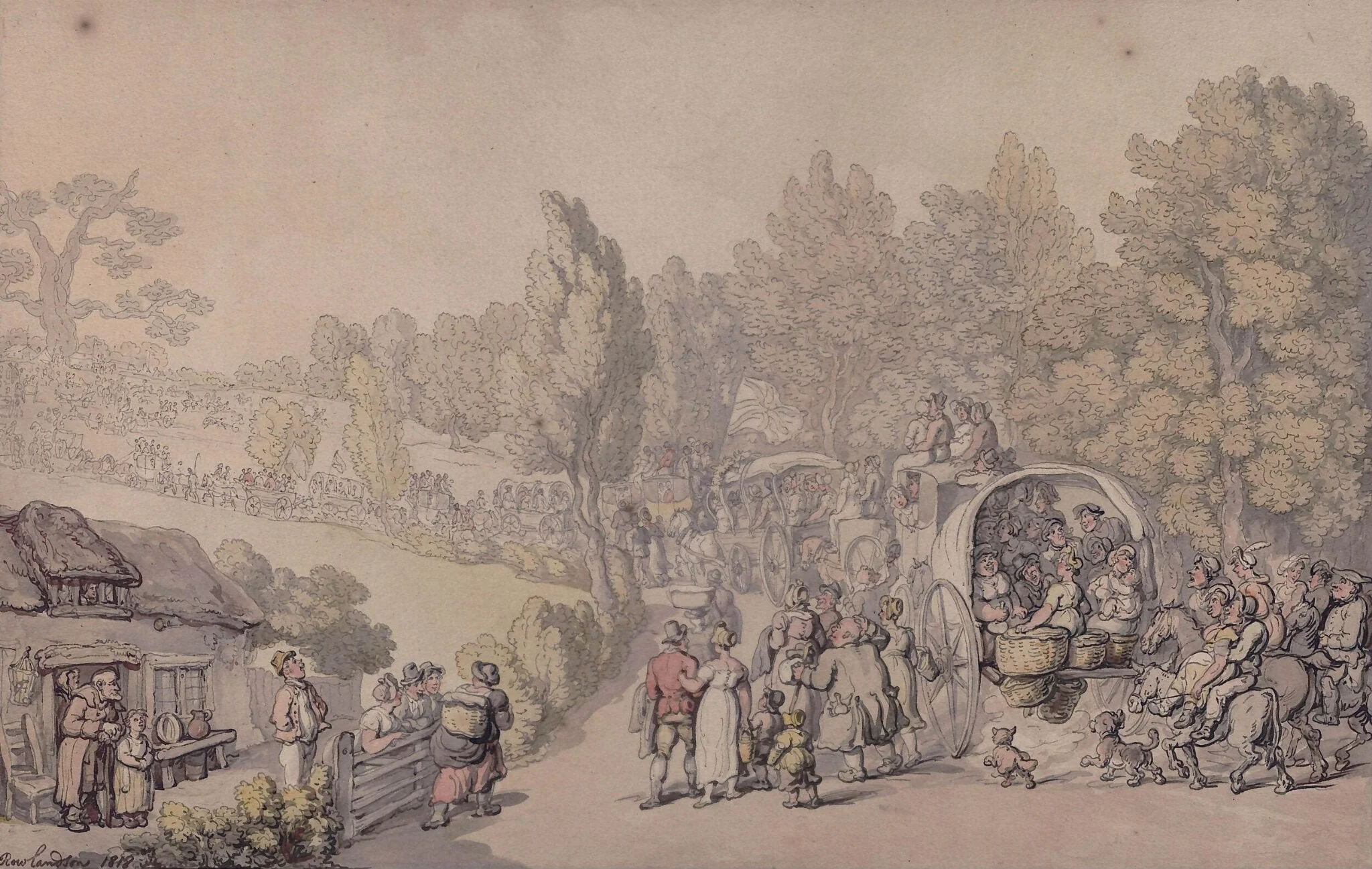 The Road to Fairlop Fair, detail