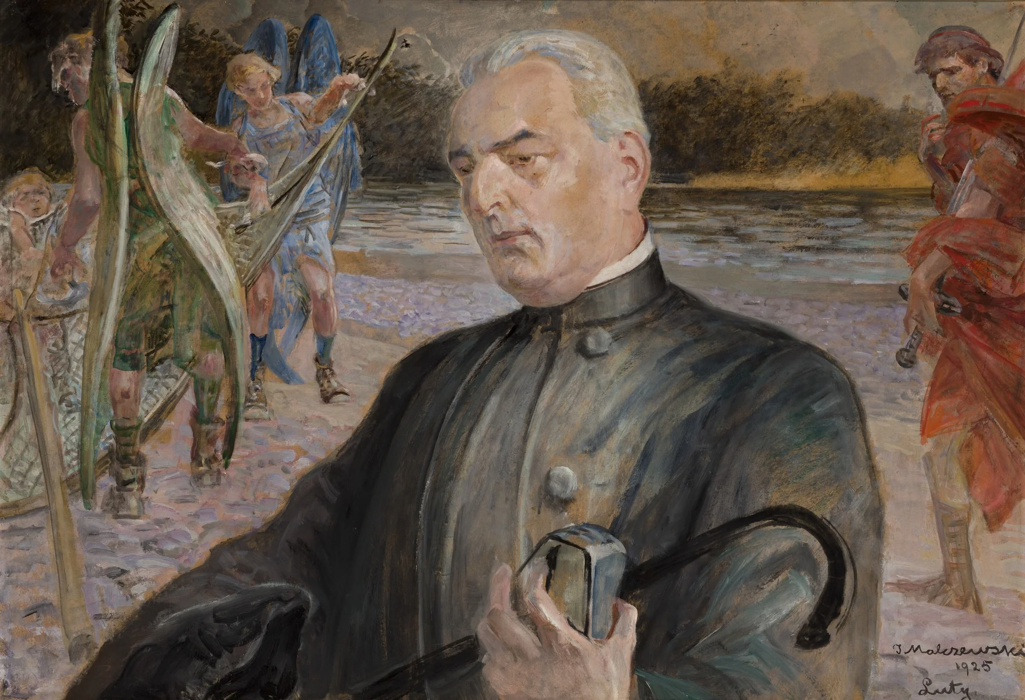 Portrait of the Reverend Jan Jasiak, detail