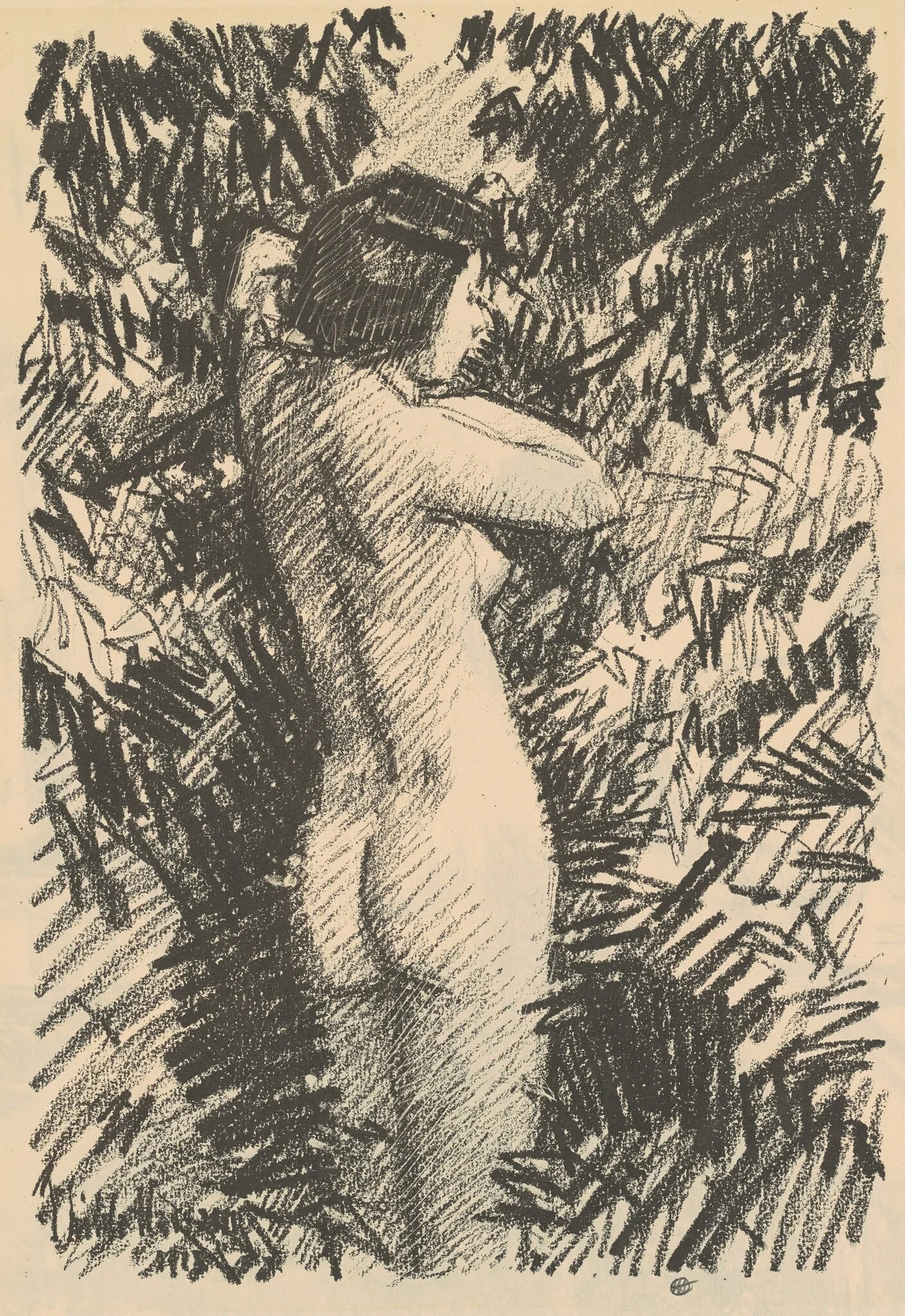 Nude [recto], detail