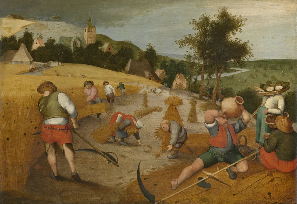Summer, by Abel Grimmer, oil, 1607