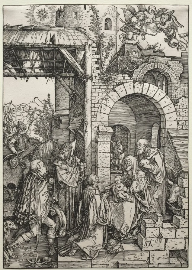 The Adoration of the Magi, detail