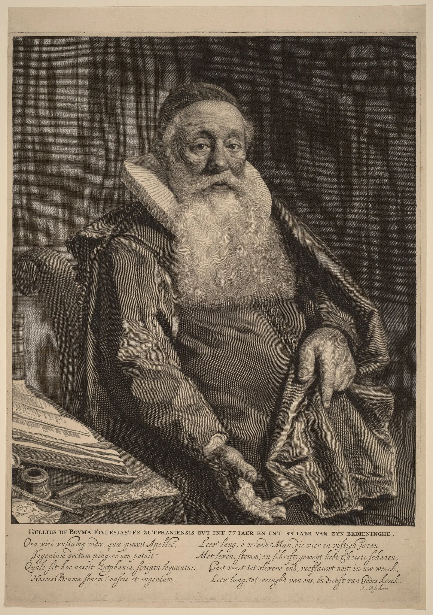 Gellius de Bouma, detail