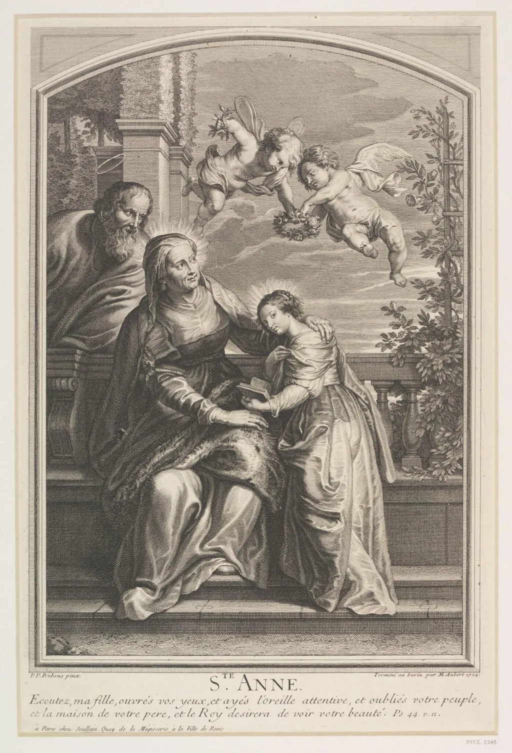 St. Anne, by Michel Aubert, 1750