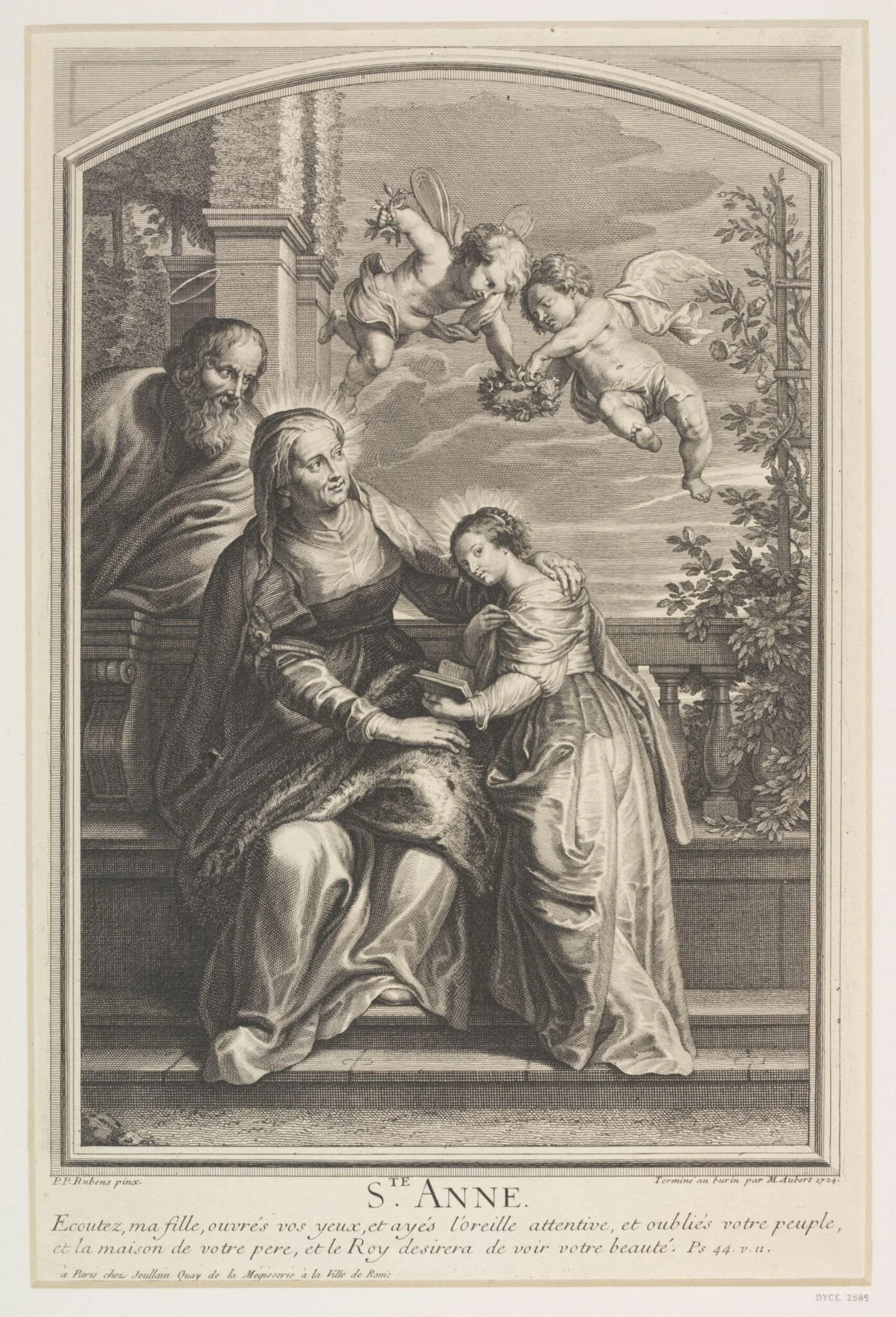 St. Anne, detail