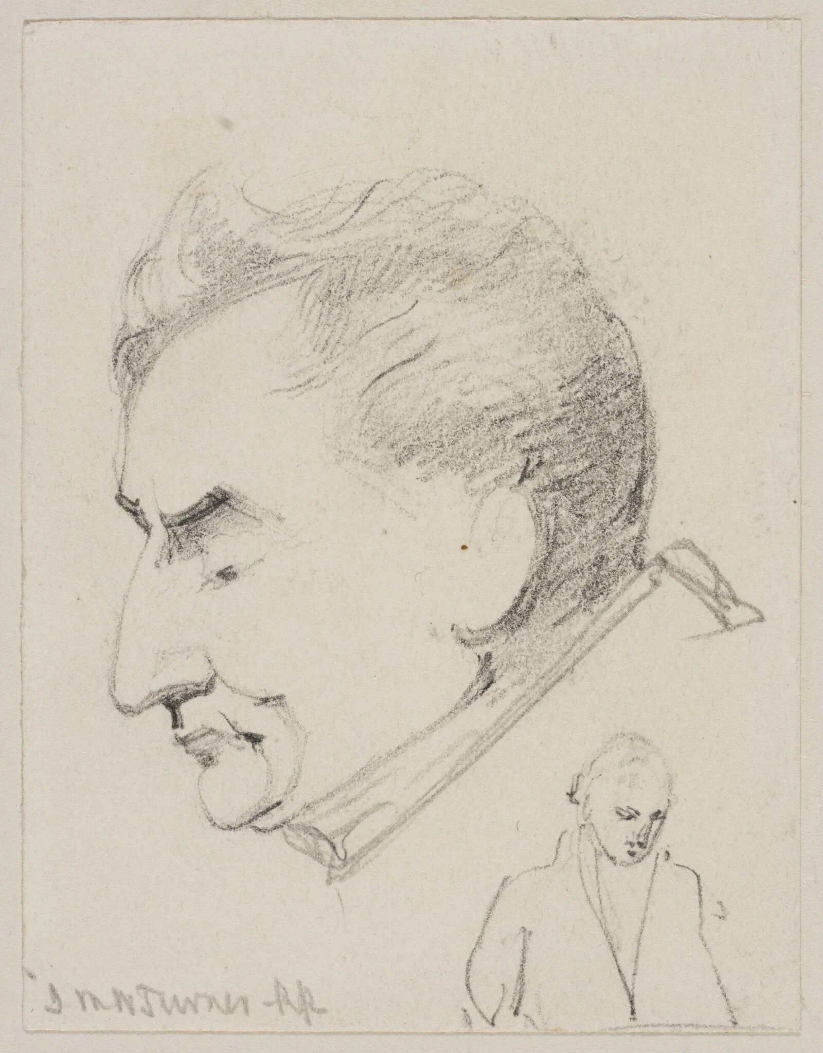 Portrait of Abraham Cooper, detail