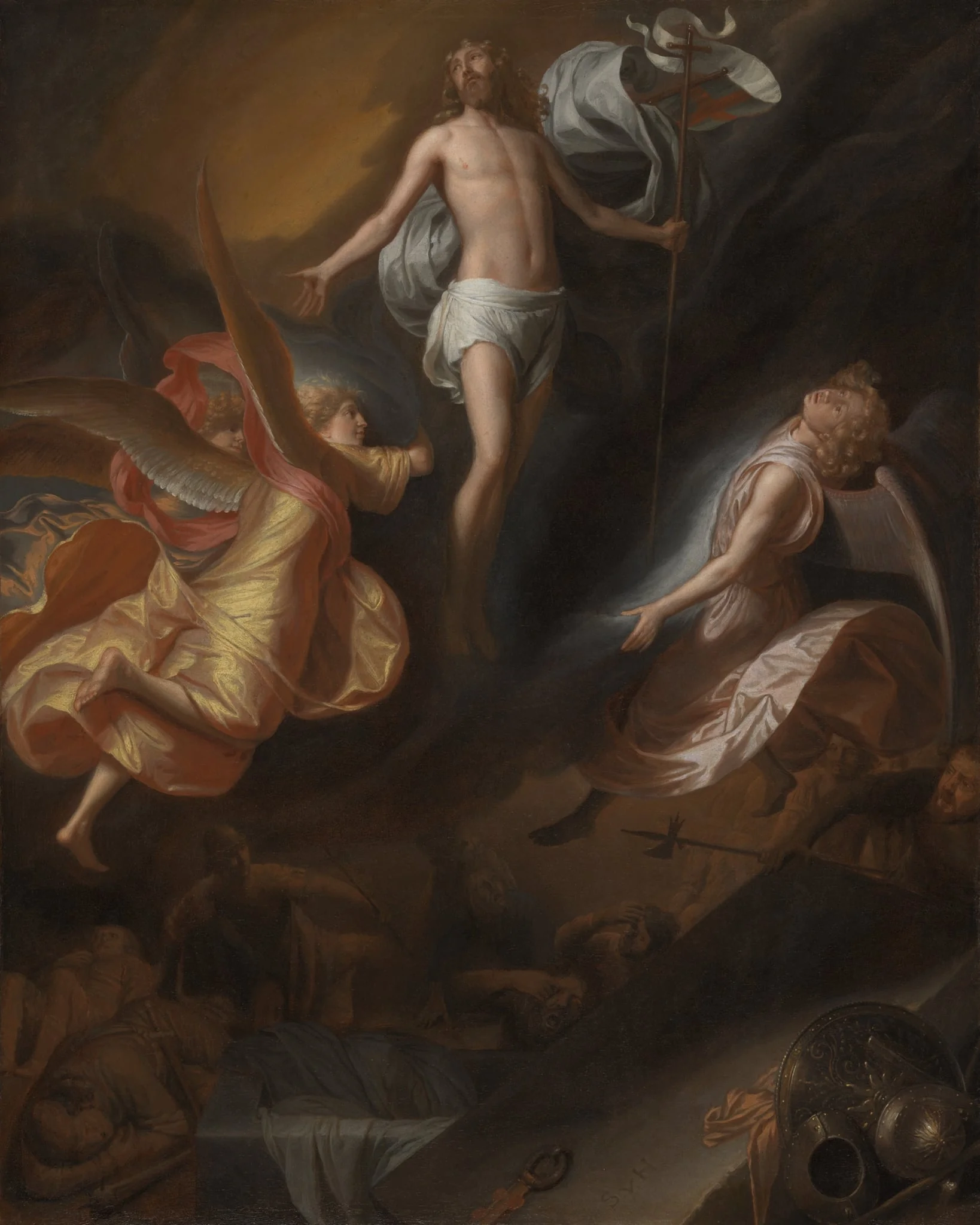 Resurrection of Christ, detail