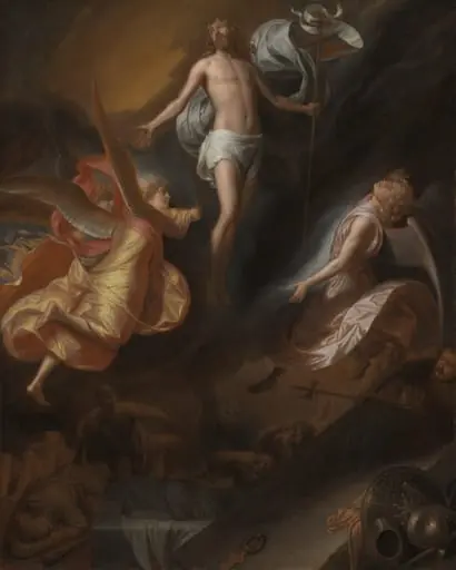 Resurrection of Christ, by Samuel van Hoogstraten, oil, 1665