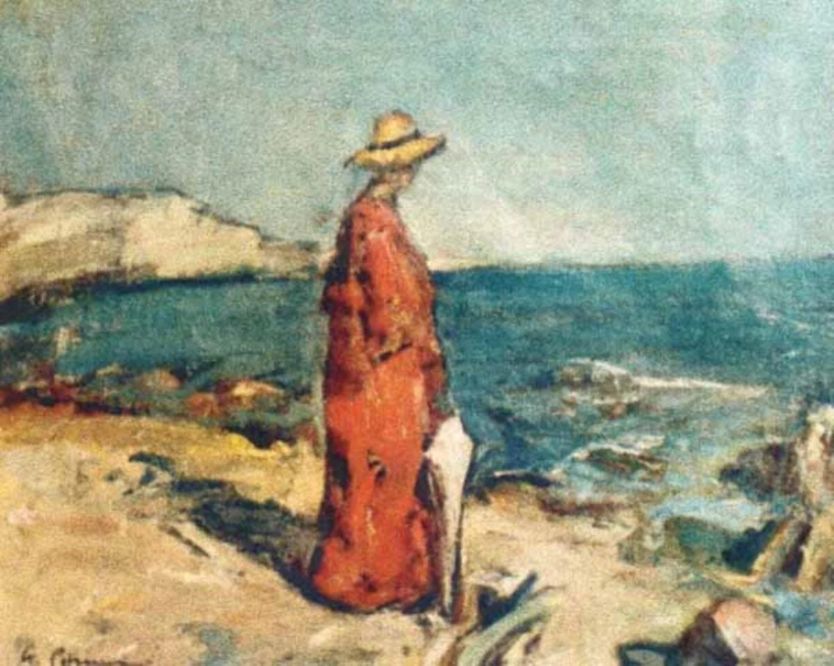 Pe malul mării, detail