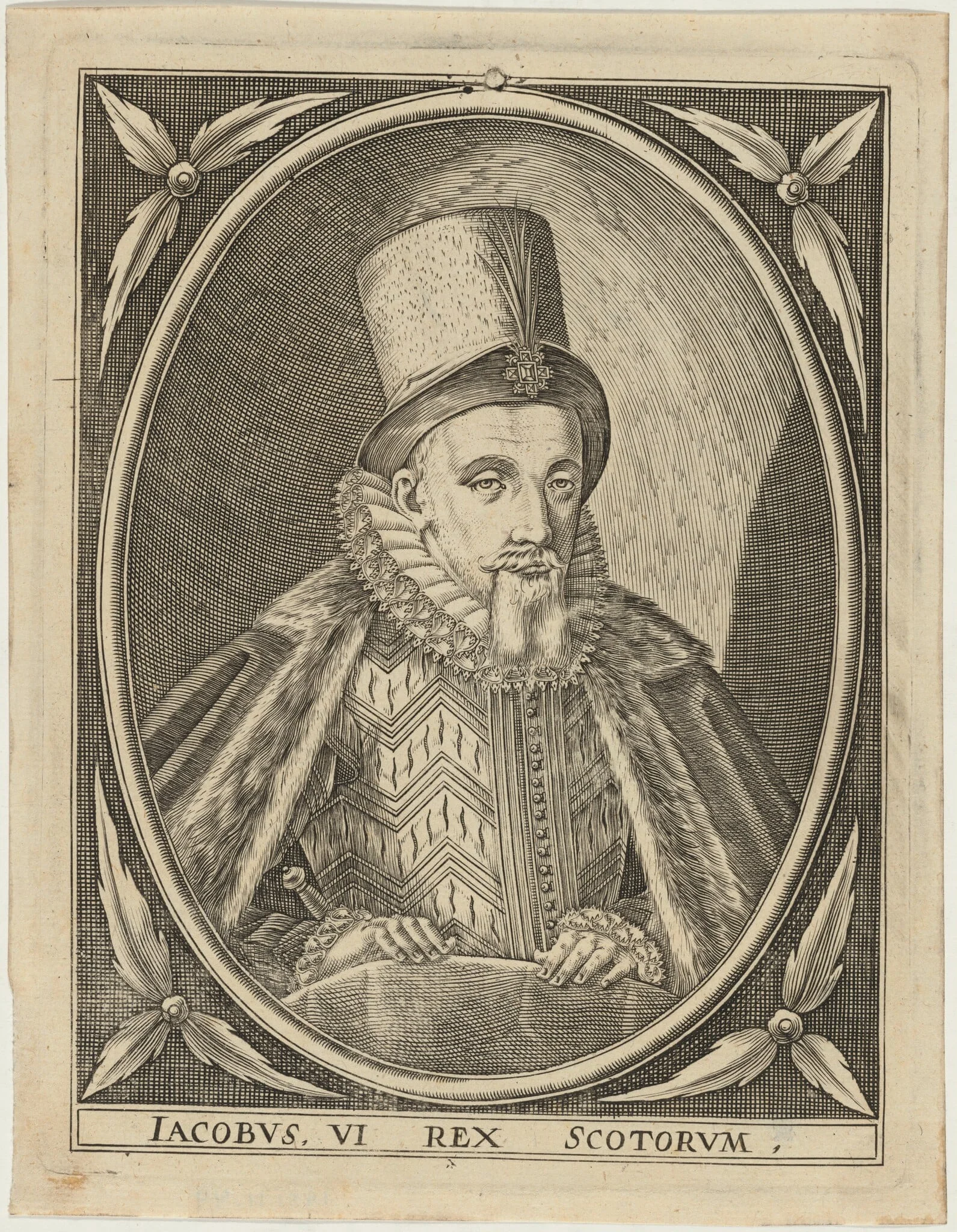 James VI, King of Scotland, detail