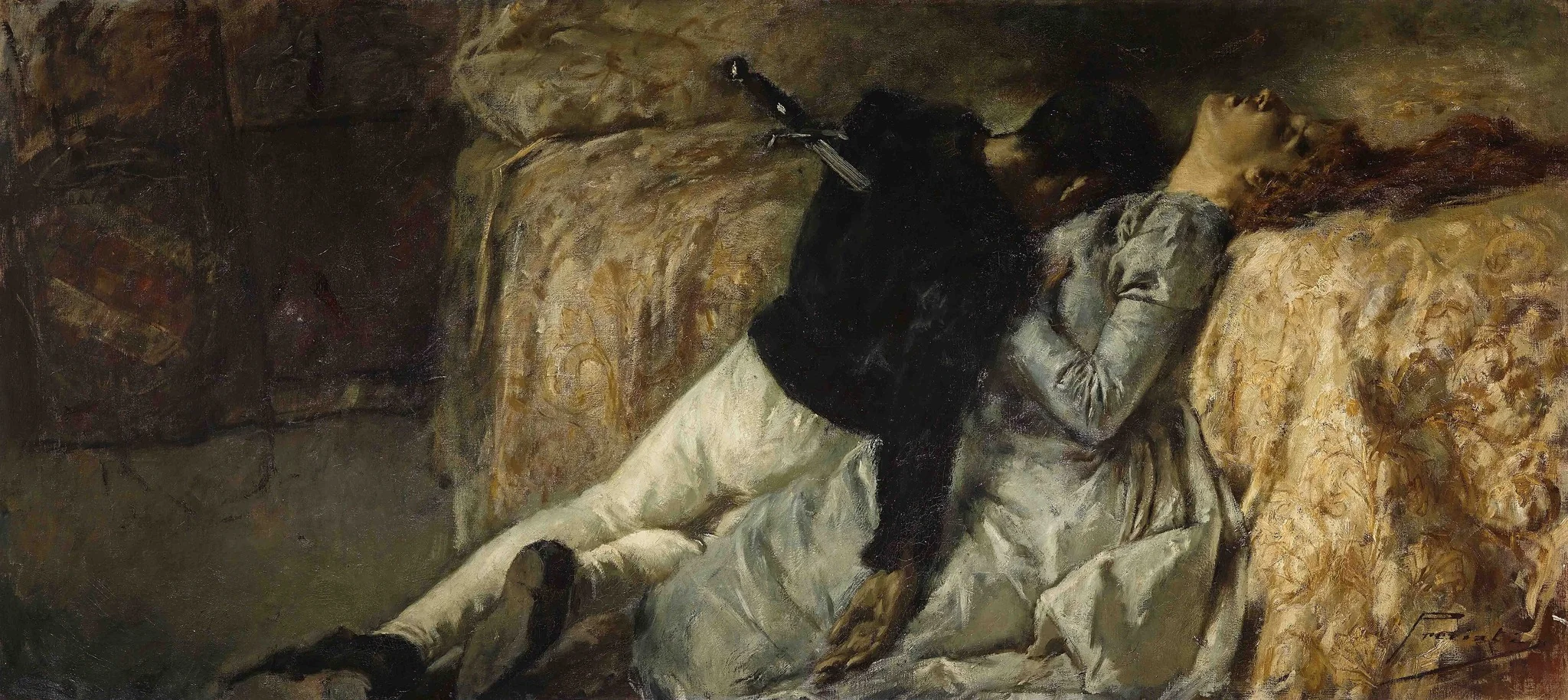 Death of Paolo and Francesca, detail