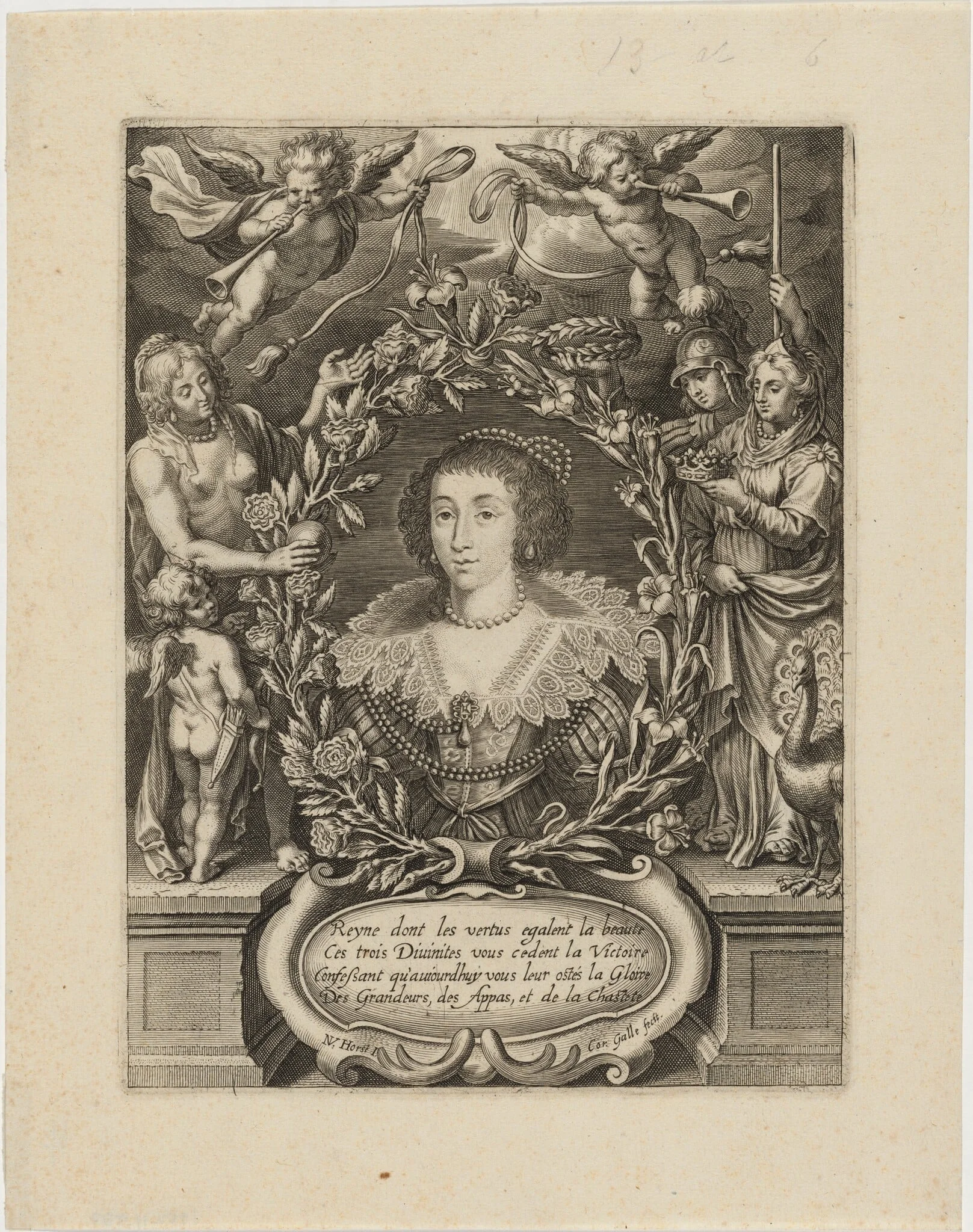 Henrietta Maria (?), detail