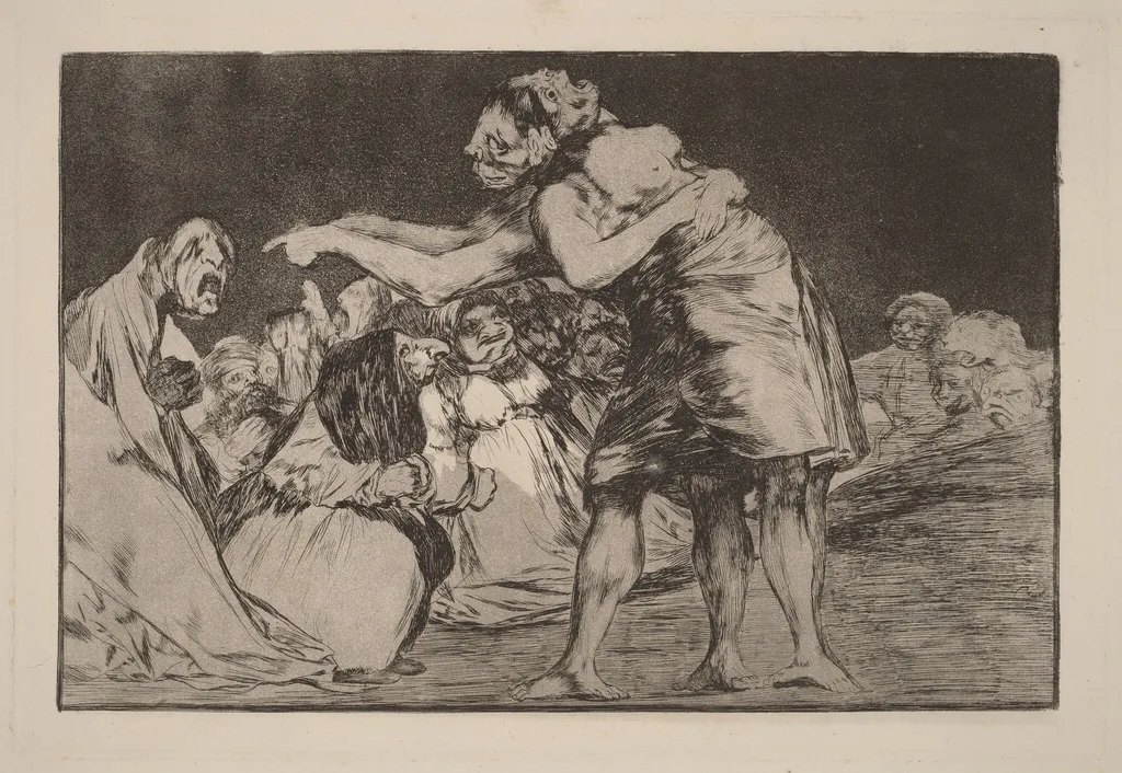 Disparate desordenado (Disorderly Folly), by Francisco Goya, ink, 1816